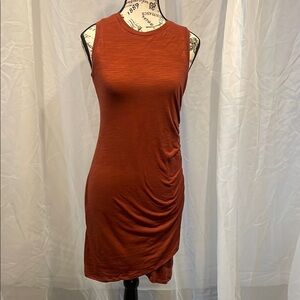 Rust Sleeveless Dress